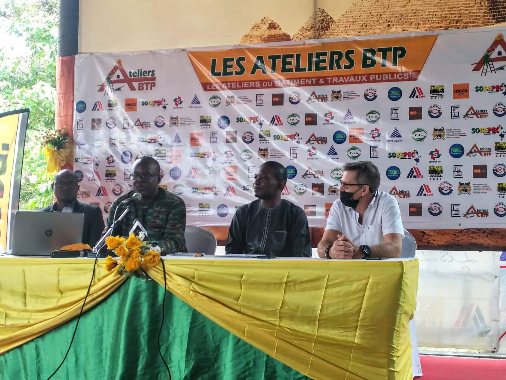 Bénin – 1ère édition des ateliers BTP : pour une amélioration du niveau de travail des artisans