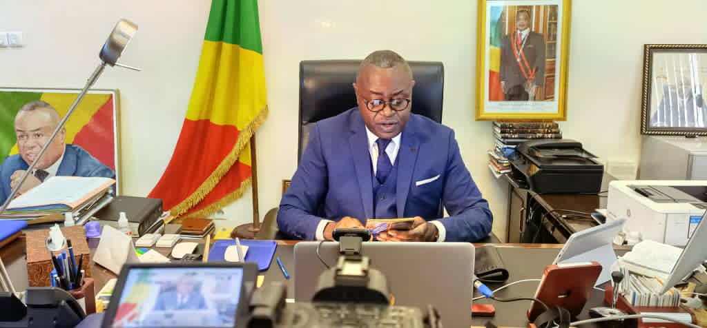 Léon Juste Ibombo, ministre congolais des postes, des télécommunications et de l’économie numérique @beninregard