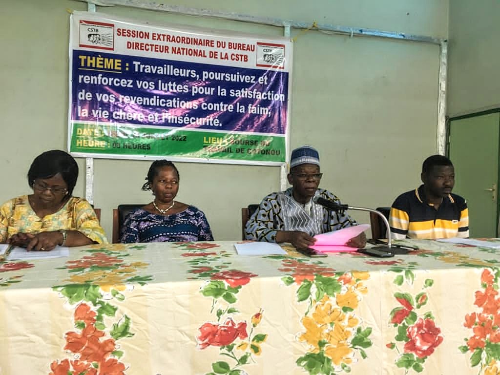 Bénin : la CSTB fait un bilan de l’exécution de son PTA 2022 et appelle à la poursuite de la lutte