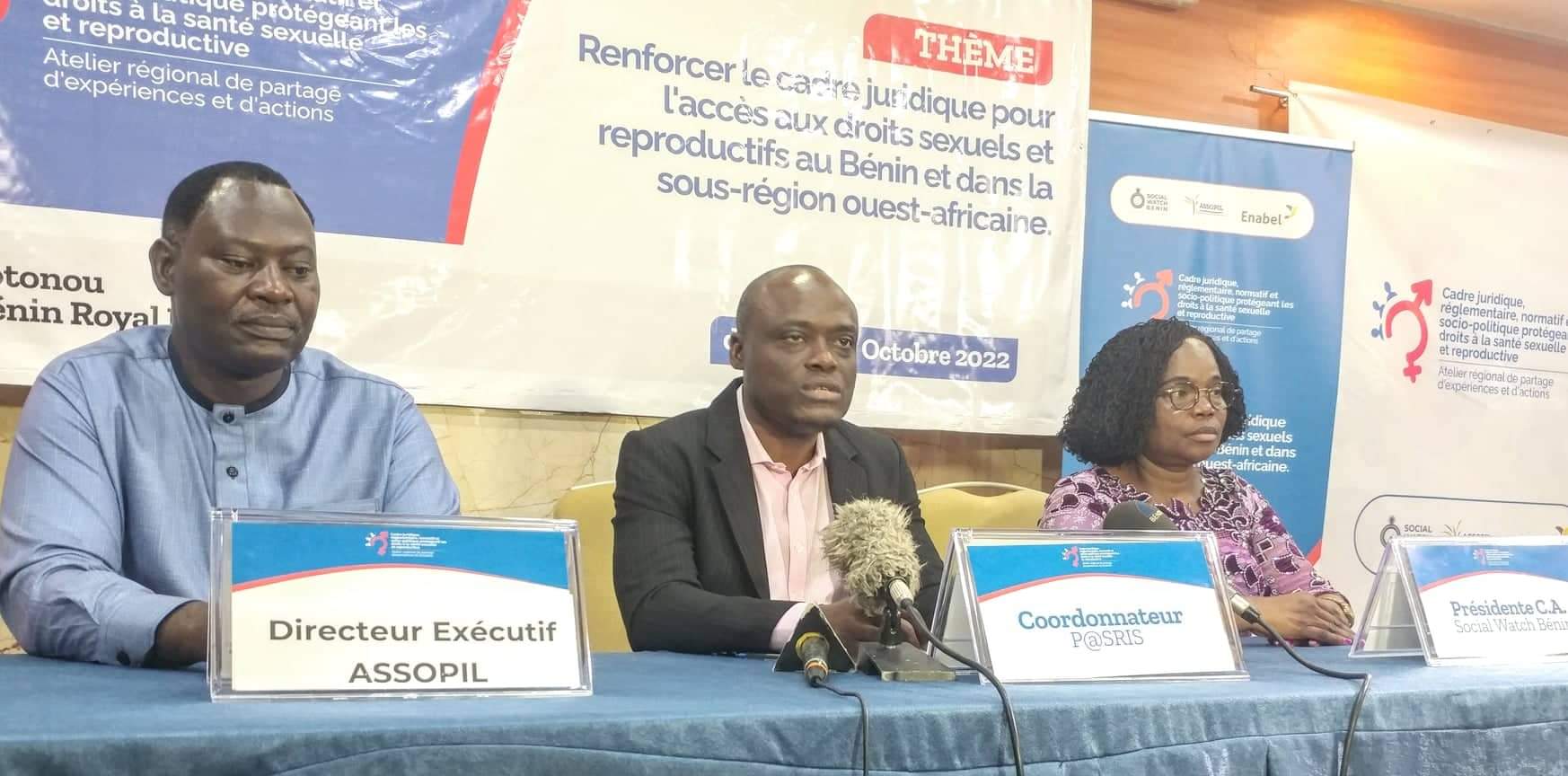 Bénin – Atelier régional sur les Dssr : de nombreuses recommandations prises au sortir des travaux conduits par Social Watch et Assopil