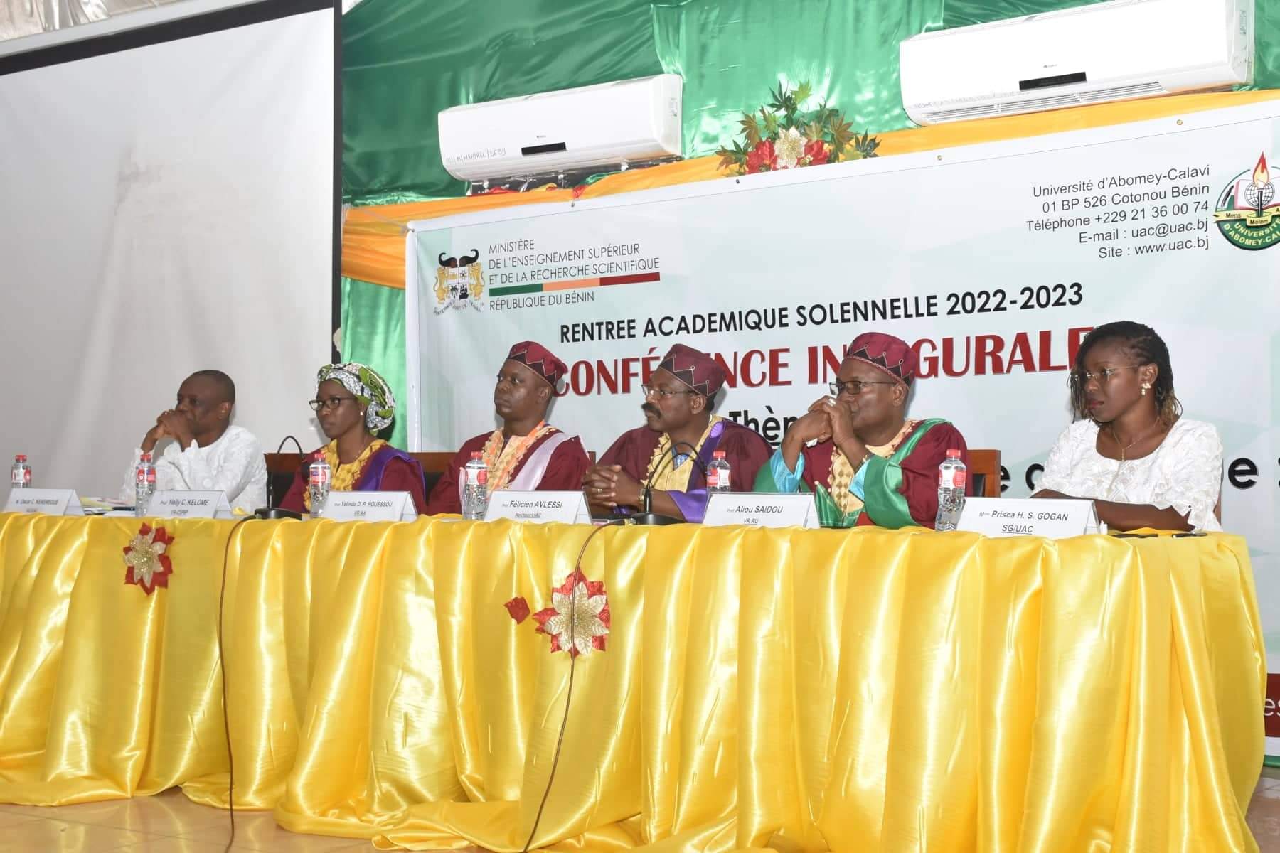 Bénin : la rentrée académique solennelle 2022-2023 de l’UAC officiellement lancée