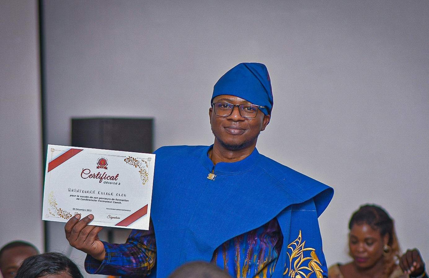 Euloge Babatoundé Olou certifié conferencier - formateur - coach
