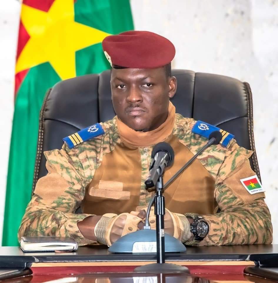 Capitaine Ibrahim TRAORE, Président de la Transition au Burkina Faso