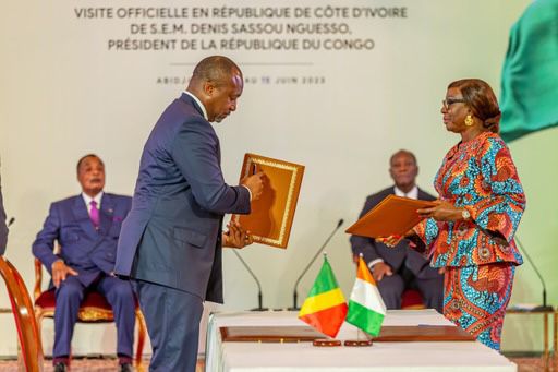 Coopération : l’axe Brazzaville-Abidjan renforcé par la signature de 13 accords
