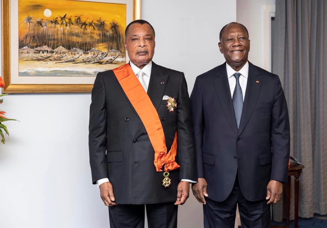 Distinction : Denis Sassou-N’Guesso, Grand-Croix dans l’ordre national ivoirien