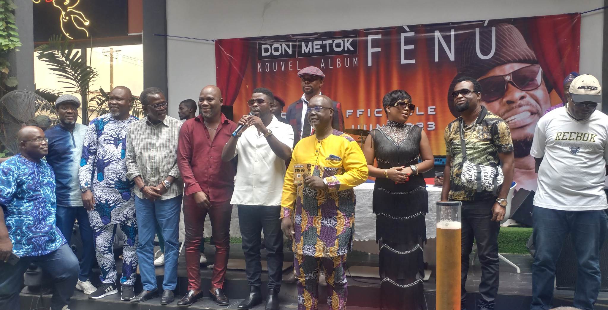 Les mélomanes et sommités du showbiz présents au lancement de l'album « Fènú » de Don Metok @beninregard