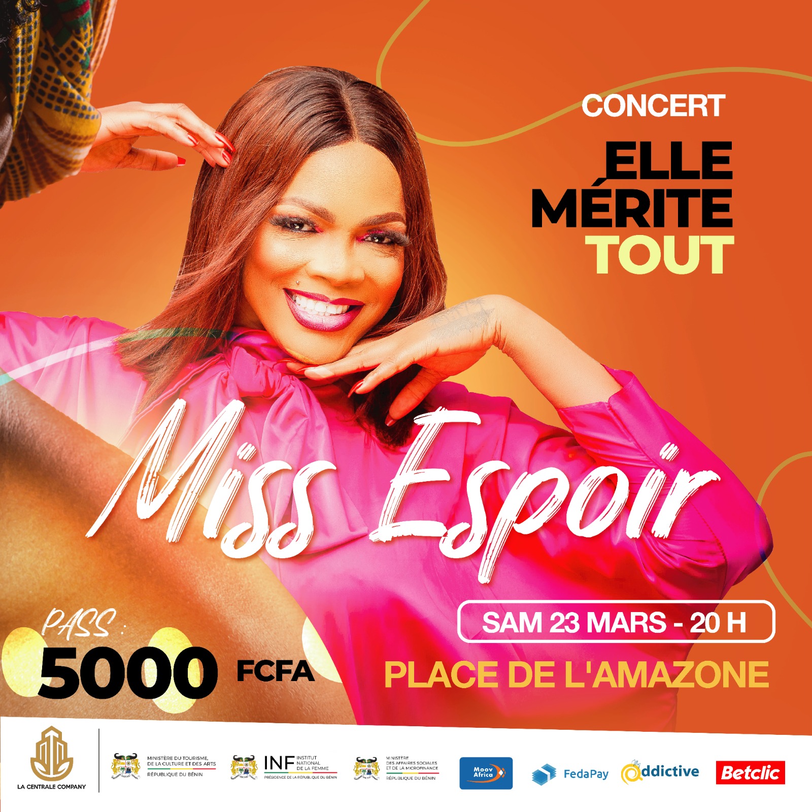 L’artiste Miss Espoir attendue sur le Géant concert « Elle mérite tout » de ce samedi