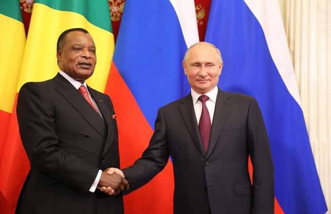 Présidentielle russe : des félicitations de Denis Sassou-N’Guesso à Vladimir Poutine