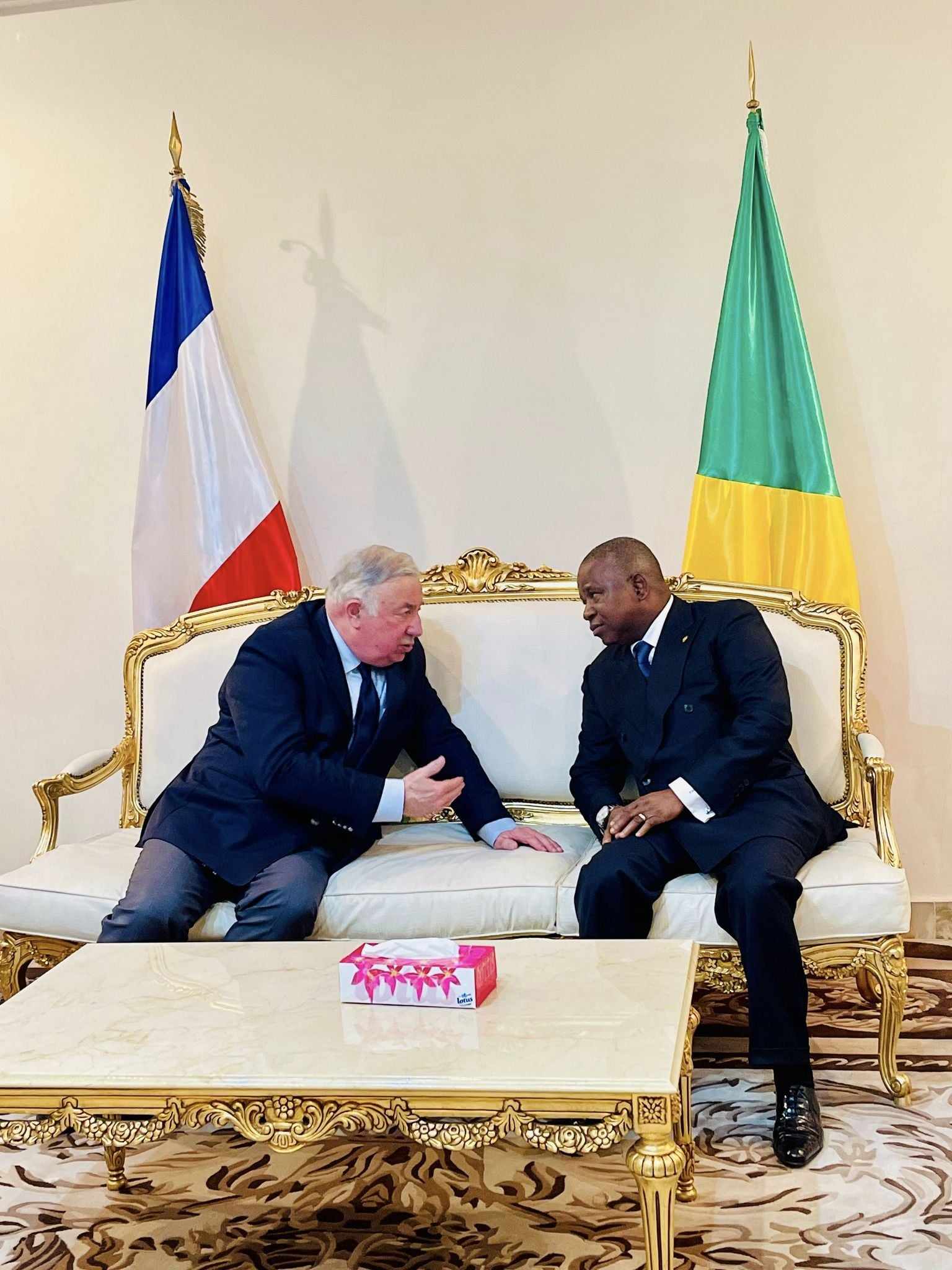 Coopération parlementaire : Gérard Larcher, président du sénat français en visite de travail à Brazzaville