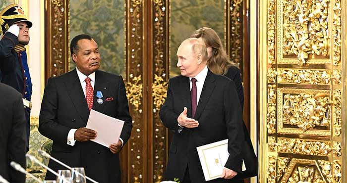 Coopération Congo – Russie : Denis Sassou-N’Guesso gratifié par Vladimir Poutine